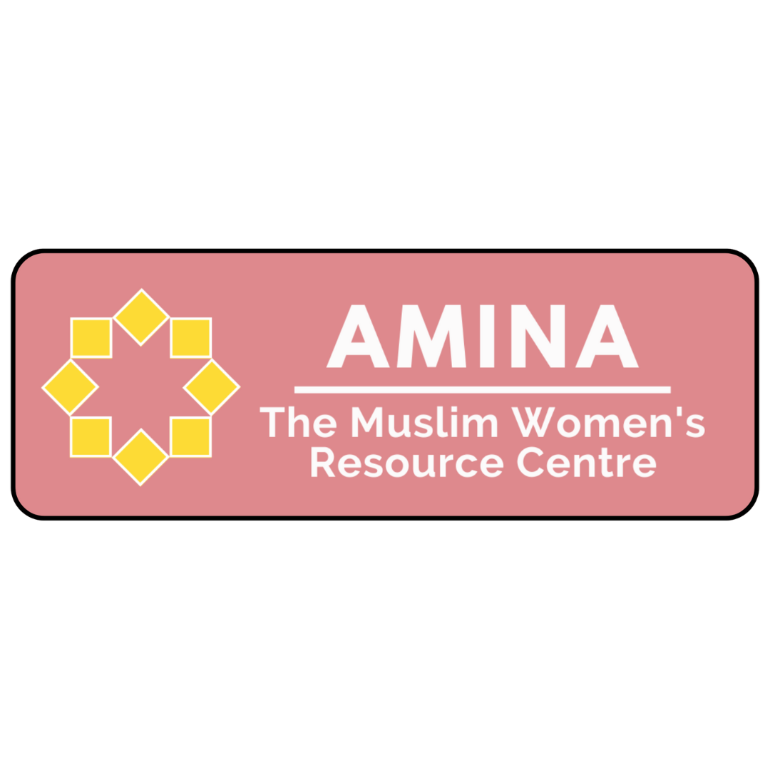 AMINA Muslim Women's Resource Centre logo.