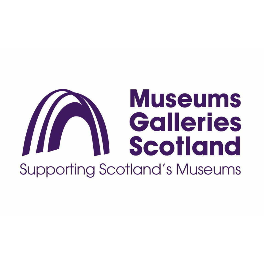 Museums Galleries Scotland logo.